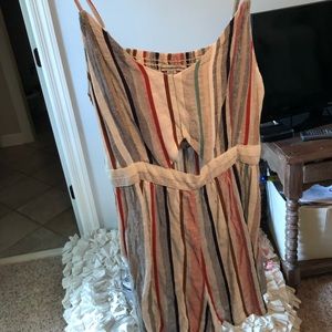 Striped romper
